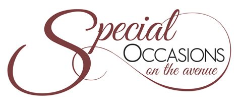 Special Occasions .